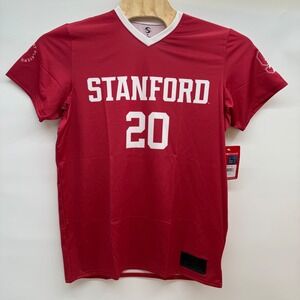 Stanford Cardinal Macario #20 Jersey ProSphere‎ NCAA Soccer Red White Medium